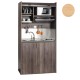Πολυκουζίνα mini kitchen 105cm απόχρωση δρυς για ξενώνες, γραφεία & φοιτητικά studio