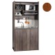 Πολυκουζίνα mini kitchen 105cm απόχρωση κερασιάς για ξενώνες, γραφεία & φοιτητικά studio