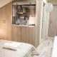 Πολυκουζίνα mini kitchen 105cm απόχρωση πεπαλαιωμένου για ξενώνες, γραφεία & φοιτητικά studio