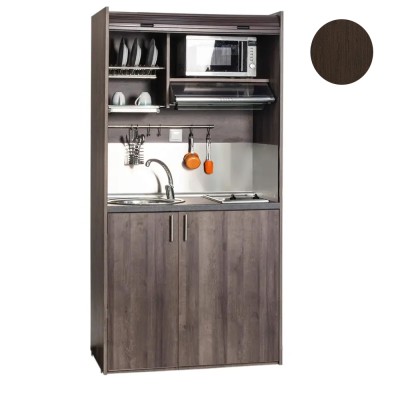 Πολυκουζίνα mini kitchen 105cm απόχρωση βέγγε για ξενώνες, γραφεία & φοιτητικά studio