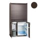 Πολυκουζίνα mini kitchen 105cm απόχρωση βέγγε για ξενώνες, γραφεία & φοιτητικά studio
