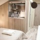 Πολυκουζίνα mini kitchen 105cm απόχρωση βέγγε για ξενώνες, γραφεία & φοιτητικά studio