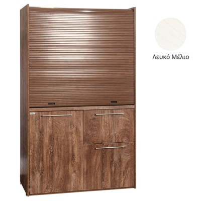 Πολυκουζίνα mini kitchen 125cm με φουρνάκι χωρίς ψυγείο απόχρωση λευκή για ξενώνες & γραφεία Πολυκουζίνα mini kitchen 125cm με φουρνάκι χωρίς ψυγείο απόχρωση λευκή για ξενώνες & γραφεία