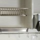 Πολυκουζίνα mini kitchen 125cm με φουρνάκι χωρίς ψυγείο απόχρωση κόκκινη για ξενώνες & γραφεία