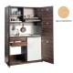 Πολυκουζίνα mini kitchen 125cm απόχρωση ξύλου δρυός οριζόντιο με αριστερή γούρνα και μεγάλες πόρτες για φοιτιτικά studios, γραφεία &καταλύματα Πολυκουζίνα mini kitchen 125cm απόχρωση ξύλου δρυός οριζόντιο με αριστερή γούρνα και μεγάλες πόρτες για φοιτιτικά studios, γραφεία &καταλύματα