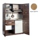 Πολυκουζίνα mini kitchen 125cm απόχρωση ξύλου δρυός sychro με αριστερή γούρνα και μεγάλες πόρτες για φοιτιτικά studios, γραφεία &καταλύματα Πολυκουζίνα mini kitchen 125cm απόχρωση ξύλου δρυός sychro με αριστερή γούρνα και μεγάλες πόρτες για φοιτιτικά studios, γραφεία &καταλύματα