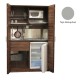 Πολυκουζίνα mini kitchen 125cm απόχρωση γκρι αλουμινίου με αριστερή γούρνα και μεγάλες πόρτες για φοιτιτικά studios, γραφεία &καταλύματα Πολυκουζίνα mini kitchen 125cm απόχρωση γκρι αλουμινίου με αριστερή γούρνα και μεγάλες πόρτες για φοιτιτικά studios, γραφεία &καταλύματα