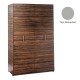 Πολυκουζίνα mini kitchen 125cm απόχρωση γκρι αλουμινίου με αριστερή γούρνα και μεγάλες πόρτες για φοιτιτικά studios, γραφεία &καταλύματα Πολυκουζίνα mini kitchen 125cm απόχρωση γκρι αλουμινίου με αριστερή γούρνα και μεγάλες πόρτες για φοιτιτικά studios, γραφεία &καταλύματα