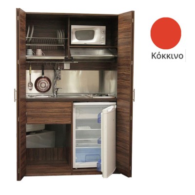 Πολυκουζίνα mini kitchen 125cm απόχρωση κόκκινη με αριστερή γούρνα και μεγάλες πόρτες για φοιτιτικά studios, γραφεία &καταλύματα Πολυκουζίνα mini kitchen 125cm απόχρωση κόκκινη με αριστερή γούρνα και μεγάλες πόρτες για φοιτιτικά studios, γραφεία &καταλύματα