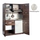 Πολυκουζίνα mini kitchen 125cm απόχρωση πεπαλαιωμένου ξύλου με αριστερή γούρνα και μεγάλες πόρτες για φοιτιτικά studios, γραφεία &καταλύματα Πολυκουζίνα mini kitchen 125cm απόχρωση πεπαλαιωμένου ξύλου με αριστερή γούρνα και μεγάλες πόρτες για φοιτιτικά studios, γραφεία &καταλύματα
