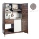 Πολυκουζίνα mini kitchen 125cm απόχρωση πατητής τσιμεντοκονίας με αριστερή γούρνα και μεγάλες πόρτες για φοιτιτικά studios, γραφεία &καταλύματα Πολυκουζίνα mini kitchen 125cm απόχρωση πατητής τσιμεντοκονίας με αριστερή γούρνα και μεγάλες πόρτες για φοιτιτικά studios, γραφεία &καταλύματα