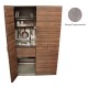 Πολυκουζίνα mini kitchen 125cm απόχρωση πατητής τσιμεντοκονίας με αριστερή γούρνα και μεγάλες πόρτες για φοιτιτικά studios, γραφεία &καταλύματα Πολυκουζίνα mini kitchen 125cm απόχρωση πατητής τσιμεντοκονίας με αριστερή γούρνα και μεγάλες πόρτες για φοιτιτικά studios, γραφεία &καταλύματα