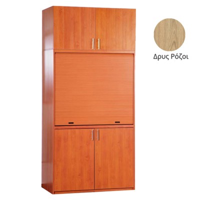 Πολυκουζίνα mini kitchen 125cm με πατάρι & αριστερή γούρνα απόχρωση δρυς ρόζοι για ξενώνες, γραφεία & φοιτητικά studio Πολυκουζίνα mini kitchen 125cm με πατάρι & αριστερή γούρνα απόχρωση δρυς ρόζοι για ξενώνες, γραφεία & φοιτητικά studio
