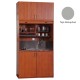 Πολυκουζίνα mini kitchen 125cm με πατάρι & αριστερή γούρνα απόχρωση γκρι για ξενώνες, γραφεία & φοιτητικά studio