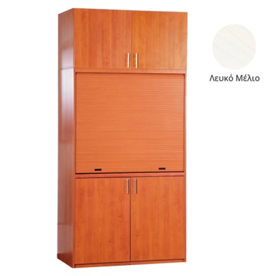 Πολυκουζίνα mini kitchen 125cm με πατάρι & αριστερή γούρνα απόχρωση λευκή για ξενώνες, γραφεία & φοιτητικά studio Πολυκουζίνα mini kitchen 125cm με πατάρι & αριστερή γούρνα απόχρωση λευκή για ξενώνες, γραφεία & φοιτητικά studio