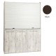 Πολυκουζίνα mini kitchen 160cm απόχρωση βέγγε για ξενώνες, γραφεία & φοιτητικά studio Πολυκουζίνα mini kitchen 160cm απόχρωση βέγγε για ξενώνες, γραφεία & φοιτητικά studio