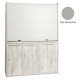 Πολυκουζίνα mini kitchen 160cm απόχρωση γκρι για ξενώνες, γραφεία & φοιτητικά studio