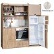 Πολυκουζίνα mini kitchen 190cm με μεγάλο ψυγείο & μεγάλο φούρνο απόχρωση πεπαλαιωμένου για γραφεία, studios & καταλύματα airbnb Πολυκουζίνα mini kitchen 190cm με μεγάλο ψυγείο & μεγάλο φούρνο απόχρωση πεπαλαιωμένου για γραφεία, studios & καταλύματα airbnb