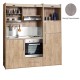 Πολυκουζίνα mini kitchen 190cm με μεγάλο ψυγείο & μεγάλο φούρνο απόχρωση πατητή τσιμεντοκονία για γραφεία, studios & καταλύματα airbnb Πολυκουζίνα mini kitchen 190cm με μεγάλο ψυγείο & μεγάλο φούρνο απόχρωση πατητή τσιμεντοκονία για γραφεία, studios & καταλύματα airbnb