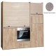 Πολυκουζίνα mini kitchen 190cm με μεγάλο ψυγείο & μεγάλο φούρνο απόχρωση πατητή τσιμεντοκονία για γραφεία, studios & καταλύματα airbnb Πολυκουζίνα mini kitchen 190cm με μεγάλο ψυγείο & μεγάλο φούρνο απόχρωση πατητή τσιμεντοκονία για γραφεία, studios & καταλύματα airbnb
