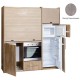 Πολυκουζίνα mini kitchen 190cm με μεγάλο ψυγείο & μεγάλο φούρνο απόχρωση πατητή τσιμεντοκονία για γραφεία, studios & καταλύματα airbnb Πολυκουζίνα mini kitchen 190cm με μεγάλο ψυγείο & μεγάλο φούρνο απόχρωση πατητή τσιμεντοκονία για γραφεία, studios & καταλύματα airbnb