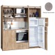 Πολυκουζίνα mini kitchen 190cm με μεγάλο ψυγείο & μεγάλο φούρνο απόχρωση πατητή τσιμεντοκονία για γραφεία, studios & καταλύματα airbnb Πολυκουζίνα mini kitchen 190cm με μεγάλο ψυγείο & μεγάλο φούρνο απόχρωση πατητή τσιμεντοκονία για γραφεία, studios & καταλύματα airbnb