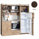 Πολυκουζίνα mini kitchen 190cm με μεγάλο ψυγείο & μεγάλο φούρνο απόχρωση βέγγε για γραφεία, studios & καταλύματα airbnb Πολυκουζίνα mini kitchen 190cm με μεγάλο ψυγείο & μεγάλο φούρνο απόχρωση βέγγε για γραφεία, studios & καταλύματα airbnb