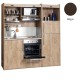 Πολυκουζίνα mini kitchen 190cm με μεγάλο ψυγείο & μεγάλο φούρνο απόχρωση βέγγε για γραφεία, studios & καταλύματα airbnb Πολυκουζίνα mini kitchen 190cm με μεγάλο ψυγείο & μεγάλο φούρνο απόχρωση βέγγε για γραφεία, studios & καταλύματα airbnb