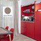 Πολυκουζίνα mini kitchen 190cm με μεγάλο ψυγείο & μικρό φουρνάκι απόχρωση δρυς μπεζ για ξενώνες & γραφεία Πολυκουζίνα mini kitchen 190cm με μεγάλο ψυγείο & μικρό φουρνάκι απόχρωση δρυς μπεζ για ξενώνες & γραφεία