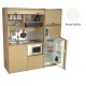 Πολυκουζίνα mini kitchen 190cm με μεγάλο ψυγείο & μικρό φουρνάκι απόχρωση λευκή για ξενώνες & γραφεία Πολυκουζίνα mini kitchen 190cm με μεγάλο ψυγείο & μικρό φουρνάκι απόχρωση λευκή για ξενώνες & γραφεία
