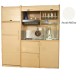 Πολυκουζίνα mini kitchen 190cm με μεγάλο ψυγείο & μικρό φουρνάκι απόχρωση λευκή για ξενώνες & γραφεία Πολυκουζίνα mini kitchen 190cm με μεγάλο ψυγείο & μικρό φουρνάκι απόχρωση λευκή για ξενώνες & γραφεία