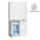 Πολυκουζίνα mini kitchen 105cm OFFICE απόχρωση πεπαλαιωμένου με ψυγείο χωρίς φούρνο για ξενώνες, γραφεία & φοιτητικά studio