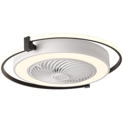 Ανεμιστήρας οροφής “GLAMY” λευκός 12″ 35W Φ60 με τηλεχειριστήριο 52W LED φως 3 CCT dimmable Ανεμιστήρας οροφής “GLAMY” λευκός 12″ 35W Φ60 με τηλεχειριστήριο 52W LED φως 3 CCT dimmable