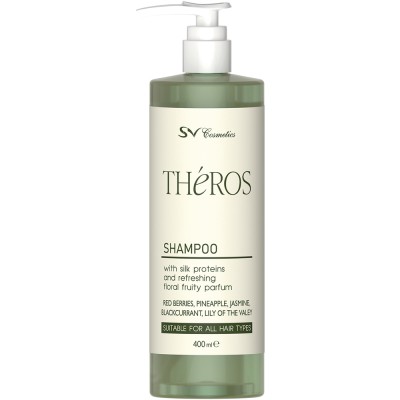 Σαμπουάν ξενοδοχείου Théros 400ml Dispenser για premium ενυδάτωση & φρουτώδες άρωμα