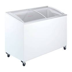 Επαγγελματικός καταψύκτης Robin UDD400 λευκός 350lt Π130xΒ61,5xΥ95cm με ρόδες