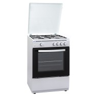 Κουζίνα υγραερίου Robin B-21 λευκή με 4 εστίες πλάτος 60cm