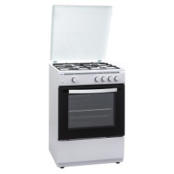Κουζίνα υγραερίου Robin B-21 λευκή με 4 εστίες πλάτος 60cm