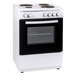 Ηλεκτρική Κουζίνα Robin B-64 λευκή με 4 εστίες εμαγιέ φούρνος 65lt πλάτος 60cm
