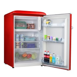 Ψυγείο μονόπορτο Robin RB-180RED σειρά retro κόκκινο 110lt Υ90cm x Π55,2cm x Β57cm