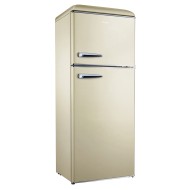 Ψυγείο δίπορτο Robin RB-280BEIGE σειρά retro μπεζ 280lt Υ157cm x Π60,3cm x Β70cm FULL NO FROST
