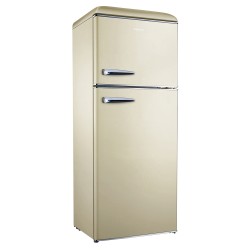 Ψυγείο δίπορτο Robin RB-280BEIGE σειρά retro μπεζ 280lt Υ157cm x Π60,3cm x Β70cm FULL NO FROST