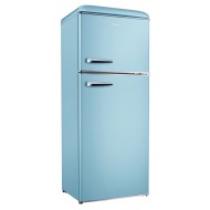Ψυγείο δίπορτο Robin RB-280BLUE σειρά retro μπλε 280lt Υ157cm x Π60,3cm x Β70cm FULL NO FROST