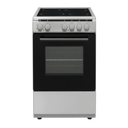 Ηλεκτρική κουζίνα Robin BN-56 INOX με 4 κεραμικές εστίες φούρνος 55lt Π50xΒ60xΥ85cm