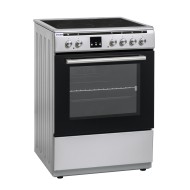 Ηλεκτρική κουζίνα Robin BN-655 INOX με 4 κεραμικές εστίες φούρνος 65lt Π60xΒ60xΥ85cm