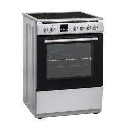 Ηλεκτρική κουζίνα Robin BN-655 INOX με 4 κεραμικές εστίες φούρνος 65lt Π60xΒ60xΥ85cm