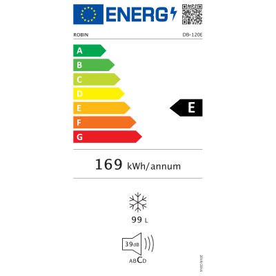 Οριζόντιος καταψύκτης Robin DB-120E λευκός 99lt Π54,5xΒ47,6xΥ83,5cm Οριζόντιος καταψύκτης Robin DB-120E λευκός 99lt Π54,5xΒ47,6xΥ83,5cm