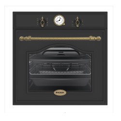 Εντοιχιζόμενος φούρνος Robin RW-108 μαύρος-ανθρακί 80lt