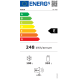 Ψυγείο δίπορτο Robin Rt-460 λευκό 410lt Π70.3xΒ70.3xΥ168cm με σύστημα Full No Frost