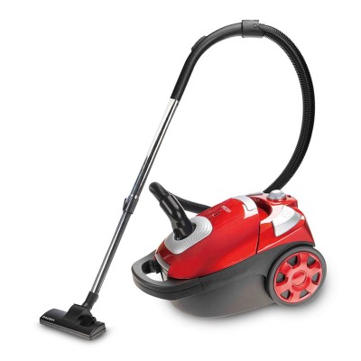 Ηλεκτρική σκούπα Robin HJW-1702 RED 700W κόκκινη με χωρητικότητα σακούλας 3lt