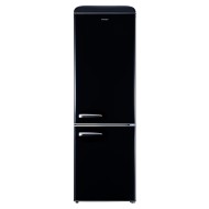 Ψυγειοκαταψύκτης Robin RB-310BLACK σειρά retro μαύρο 300lt Υ192cm x Π60cm x Β62,8cm